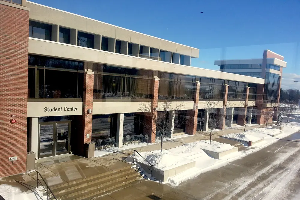 The Student Center at the University of Wisconsin-Parkside in Kenosha, Wisconsin